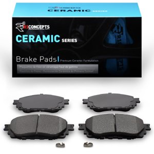 Toyota Hilux Brake Pads - Front - R1 Concepts - Semi Met - `16-`18